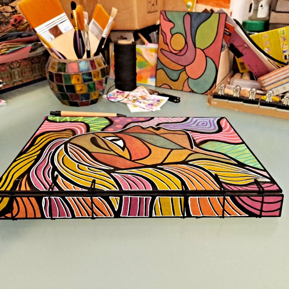 Album SOUVENIRS, vue dos reliure secrète belge.